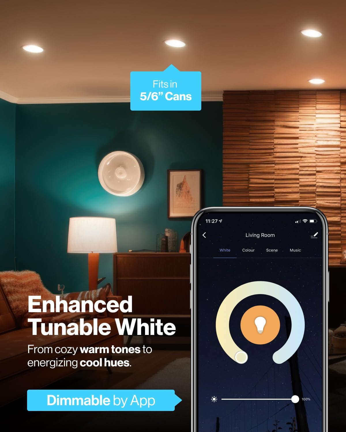 Sunco BR30 Alexa Smart Flood Light Bulb, Color Changing LED Recessed WiFi Bulb 8W, RGB CW, Dimmable, 650 LM, Compatible with Alexa & Google Assistant, E26 Base, No Hub Required, 10 Pack - Image 5